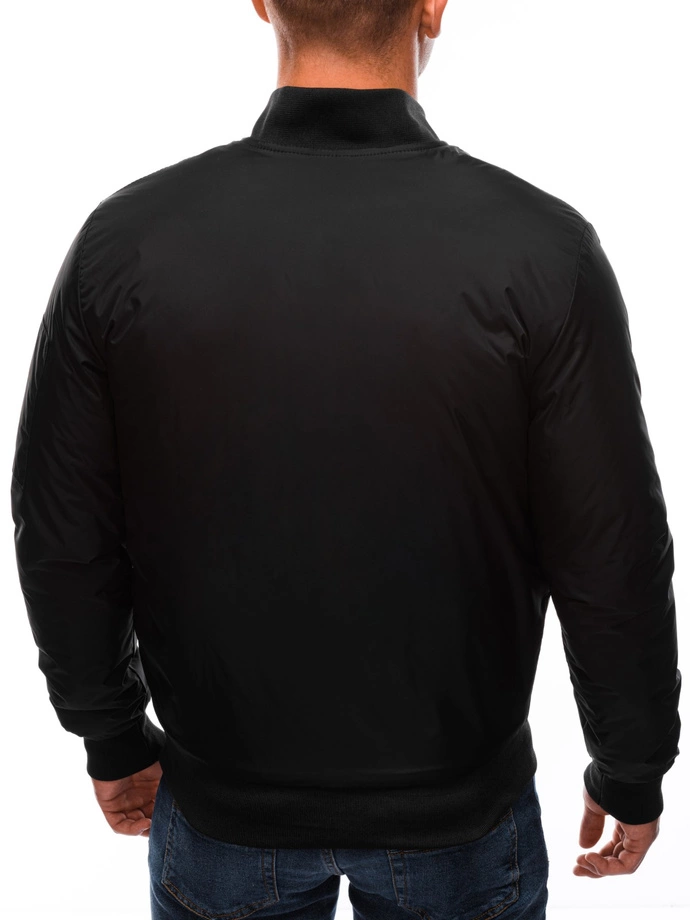 Pánská přechodná bunda bomber 532C - černá