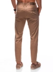 Pánské chino kalhoty 1355P - hnědé