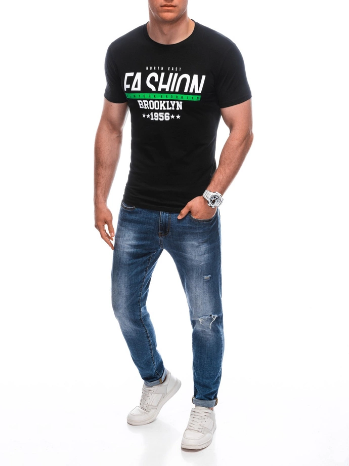 Pánské tričko s potiskem 1933S - černé