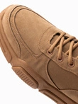 Pánské kotníkové tenisky s tvarovanou podrážkou - sand V3 OM-FOBO-0122