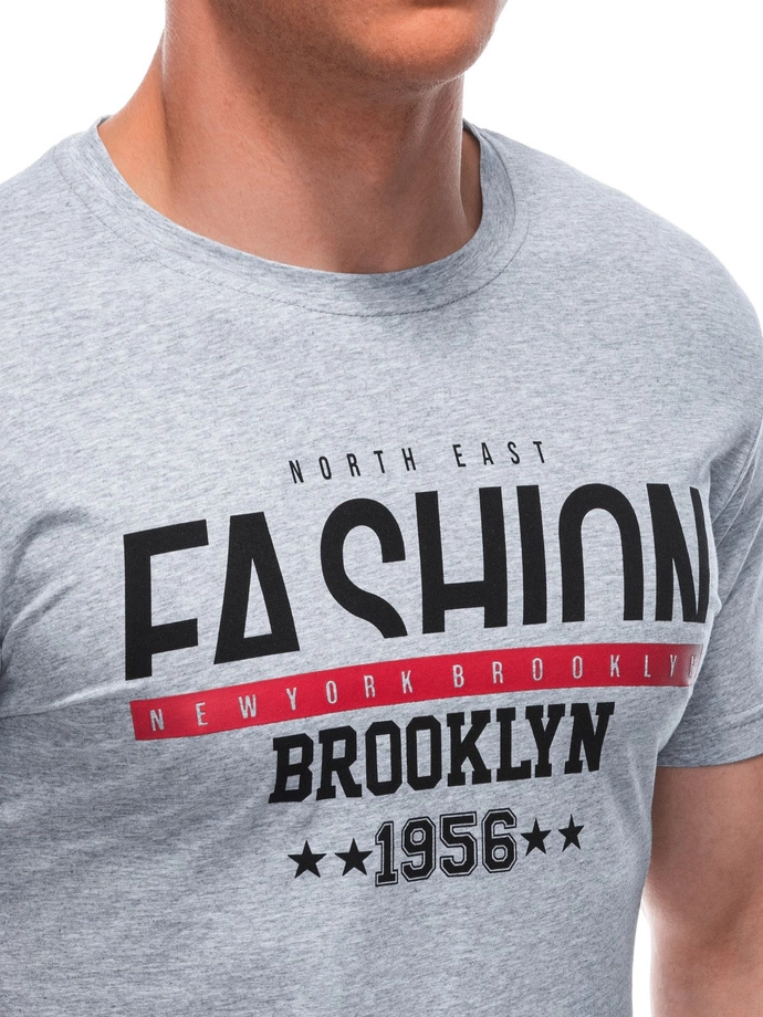 Pánské tričko s potiskem 1933S - šedé