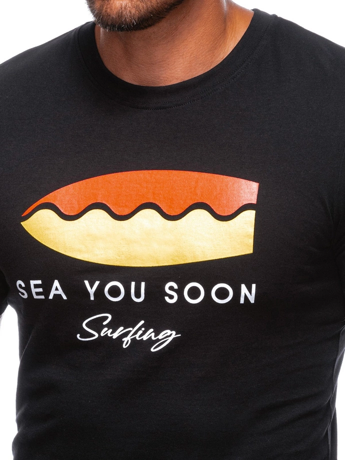 Pánské tričko s potiskem 2003S - černá