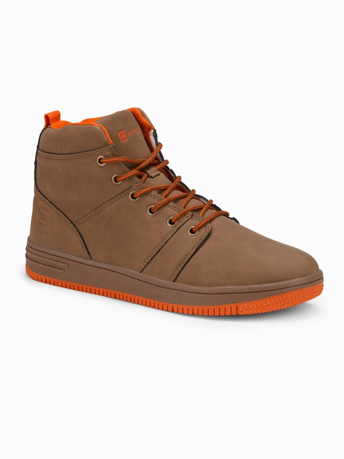 Pánské sneakers boty - camel T311