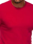 Pánská mikina bez kapuce EM-SSNZ-22FW-019 V4 - červená