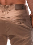 Pánské chino kalhoty 1355P - hnědé