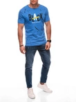 Pánské tričko s potiskem S2028 - modré
