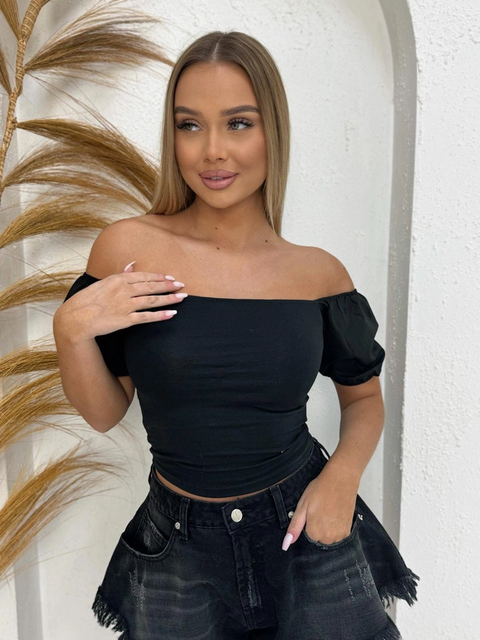 Dámská halenka LLR027 - černá