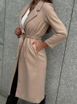Dámský kabát CLR034 - béžový