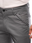 Pánské krátké šortky chino 504W - šedé