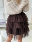 Dámská sukně GLR017 - hnědá