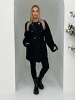 Módní dámský kabát CLR039 - černý