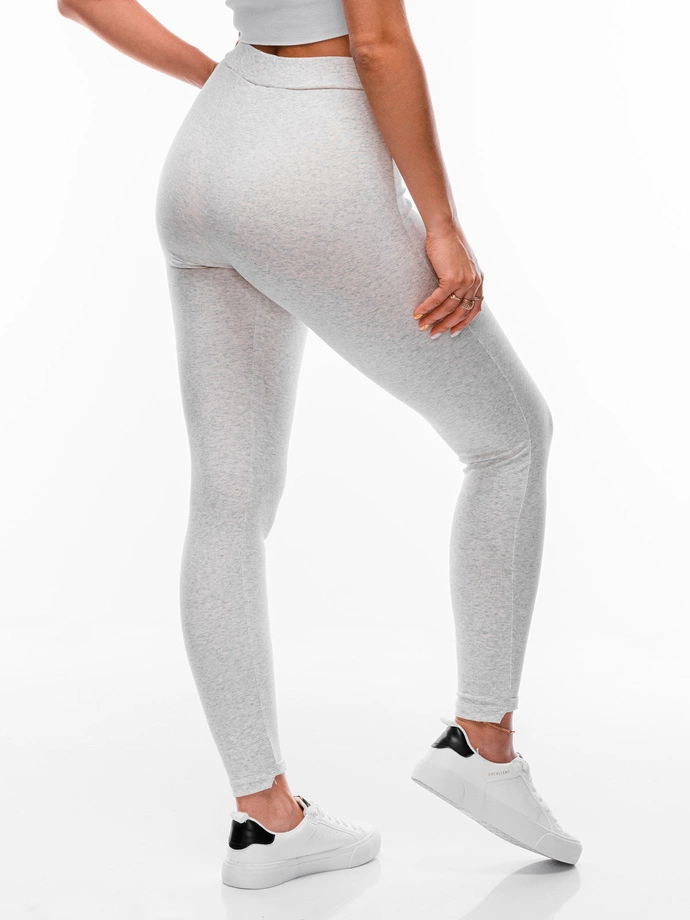 Dámské legínové kalhoty 112PLR - bílý melír