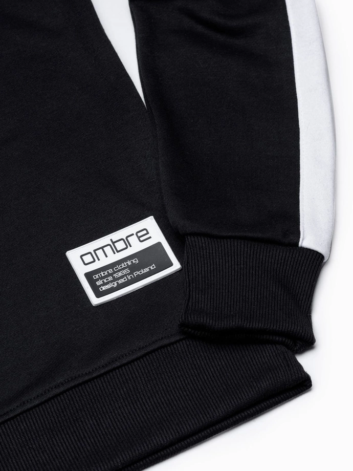 Pánská mikina s kapucí OM-SSNZ-22FW-010 - V4 černá